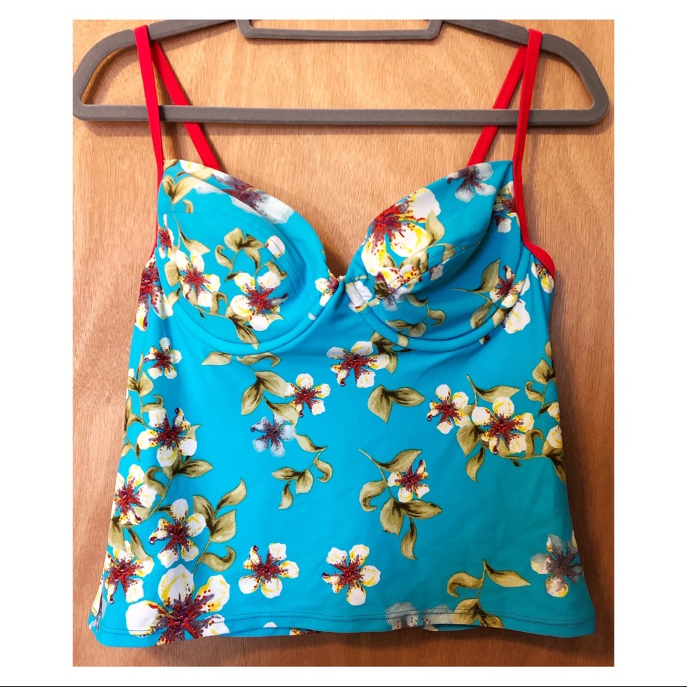 Victoria’s Secret Floral Tankini Swim Top